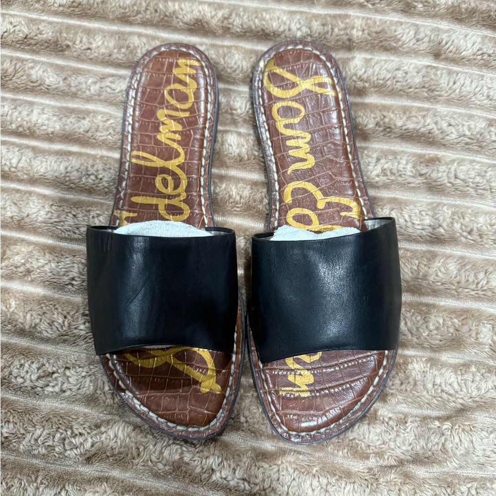 Sam Edelman Black Slide Sandals